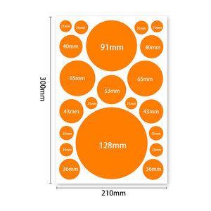 Các loại màu sắc có thể tháo rời mã hóa nhãn Vòng Dot Stickers cho Diy scrapbooking thủ công mỹ nghệ làm ghi chú Marks - Product Image 6