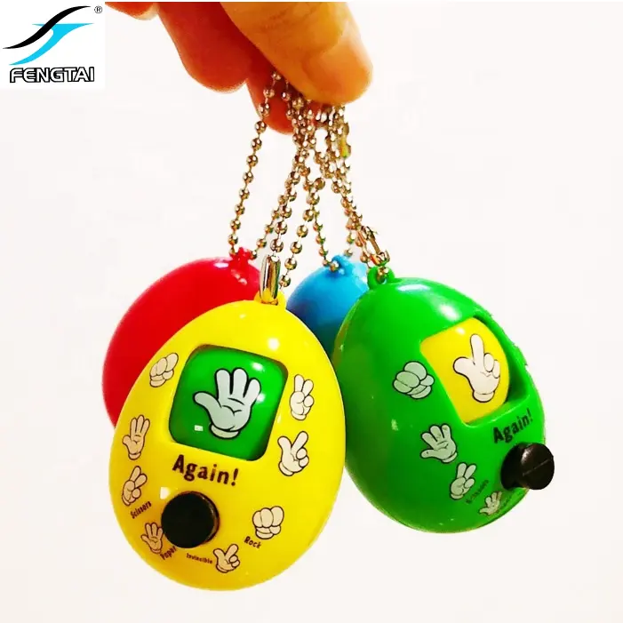 Whosale Face Change Finger Guessing Mini Toy Game Keychain Capsule Packet Fun Toy For Kids Small Gift