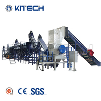 Waste LDPE LLDPE Film Plastic Washing Recycling Production Line Machine