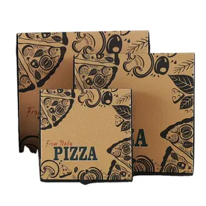 공장 뜨거운 판매 식품 등급 저렴한 피자 상자 및 공급 무료 샘플