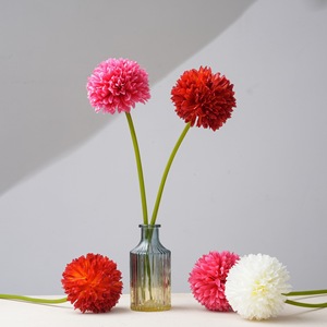 CallaFloral - Ramas Individuales de Hortensias Artificiales, Color Rojo Atardecer, Rojo Rosa, Blanco, Hechas a Mano, Decoración para Bodas - Product Image 2