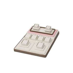 Expositor de Joyería Rosa Personalizado, Set de Exhibición de Anillos, Empaque para Exhibición de Joyería, Soporte para Anillos y Pendientes para Tiendas Minoristas - Product Image 2