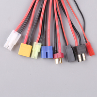 Futaba T/XT60/Tamiya Plug IMAX B6 B6AC Câble de convertisseur de chargeur 8 1 Ligne d'adaptateur de batterie pour modèle de voiture RC Jouet Drones Accessoires