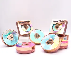 P107 Tailaimei Groothandel Pressed Powder Private Label Organische Make-Up Glad Compact Matte Poeder Volledige Dekking