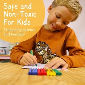 Bút chì màu cho trẻ em 250 Bộ 4 gói không độc hại bút chì màu hoàn hảo cho các nhà hàng bên sinh nhật trường sáp bút chì màu trẻ em màu - Product Image 5