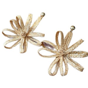 Pendientes de Flores con Baño de Oro, Aleación de Zinc, Joyería Bohemia para Mujer, para Fiesta o Playa - Product Image 3