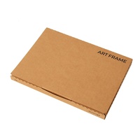 Boîte d'emballage pour cadre photo personnalisée Meikate, boîte pliante rectangulaire en carton ondulé à trois couches, vide, avec logo