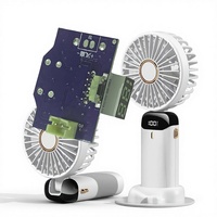 Carte de contrôle PCBA pour mini-ventilateur portable EParthub avec écran LED et port de charge USB pour projets DIY