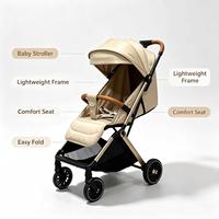 Poussette bébé légère en métal pliable d'une seule main, poussette de voyage portable pour nouveau-né, tout-petit, utilisation quotidienne en extérieur