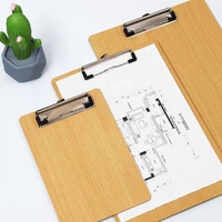 Presse-papiers et dossier de menus en bois de bureau Collins Luxury Custom A4 Produit de classement de bureau de haute qualité