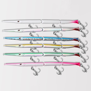 Señuelo de Pesca Articulado de 3 Segmentos, 32g, 27cm, Tipo <span class=keywords><strong>Needlefish</strong></span>, Hundimiento Rápido, Forma de S, para Agua Salada - Product Image 2