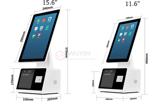 Hệ thống màn hình cảm ứng POS 15.6 'tất cả trong một cửa sổ máy quét mã vạch tương thích Android cho các trạm xăng Touris - Product Image 6