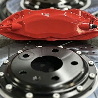 Kit de Frenos de Alto Rendimiento con Caliper de 4 Pistones AP5200 para vw Golf Mk5 Mk6 gti Mk7 E46 E90 Accesorios para Automóviles hyundai Santafe 2019