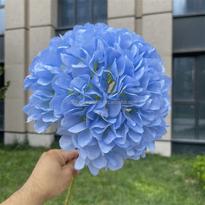 QSBDF 人造花 丝质绣球花 家居装饰花 人造丝绣球花 用于婚礼插花 - Product Image 3