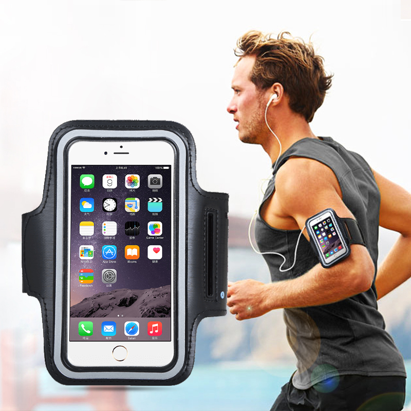 Luxury Universal Outdoor Sports Armband Case Phone Holder for iPhone for Samsung for Huawei Gym Running Phone Bag