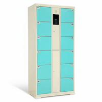 Casier à bagages numérique intelligent assemblé avec paiement électronique, reconnaissance faciale, résistant à la rouille, durable pour un stockage public sécurisé