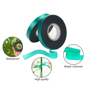 Cinta de sujeción elástica de vinilo verde para jardín, 150 pies, 0.5 pulgadas, 10 mil de grosor, para tomatecillos - Product Image 6