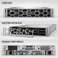 Dispositif de stockage d'archives de données massives, modules d'extension PCIe, stockage de Big Data, serveur Dell R570