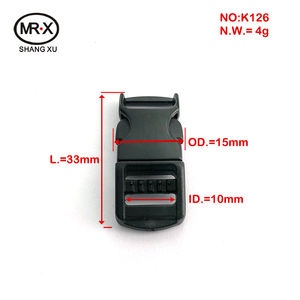 Venta al por mayor 10mm <span class=keywords><strong>Metal</strong></span> hebilla cinturón hebilla equipaje Hardware accesorios D palabra hebilla <span class=keywords><strong>Metal</strong></span> perro Hardware Accesorios - Product Image 3