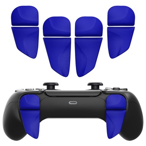 PlayVital Blue Blade 2 Pairs Game Improvement Adjusters Shoulder <strong>Buttons</strong> Extension Bumper Triggers Extenders for Ps5 <strong>Controller</strong> - Product Image 1