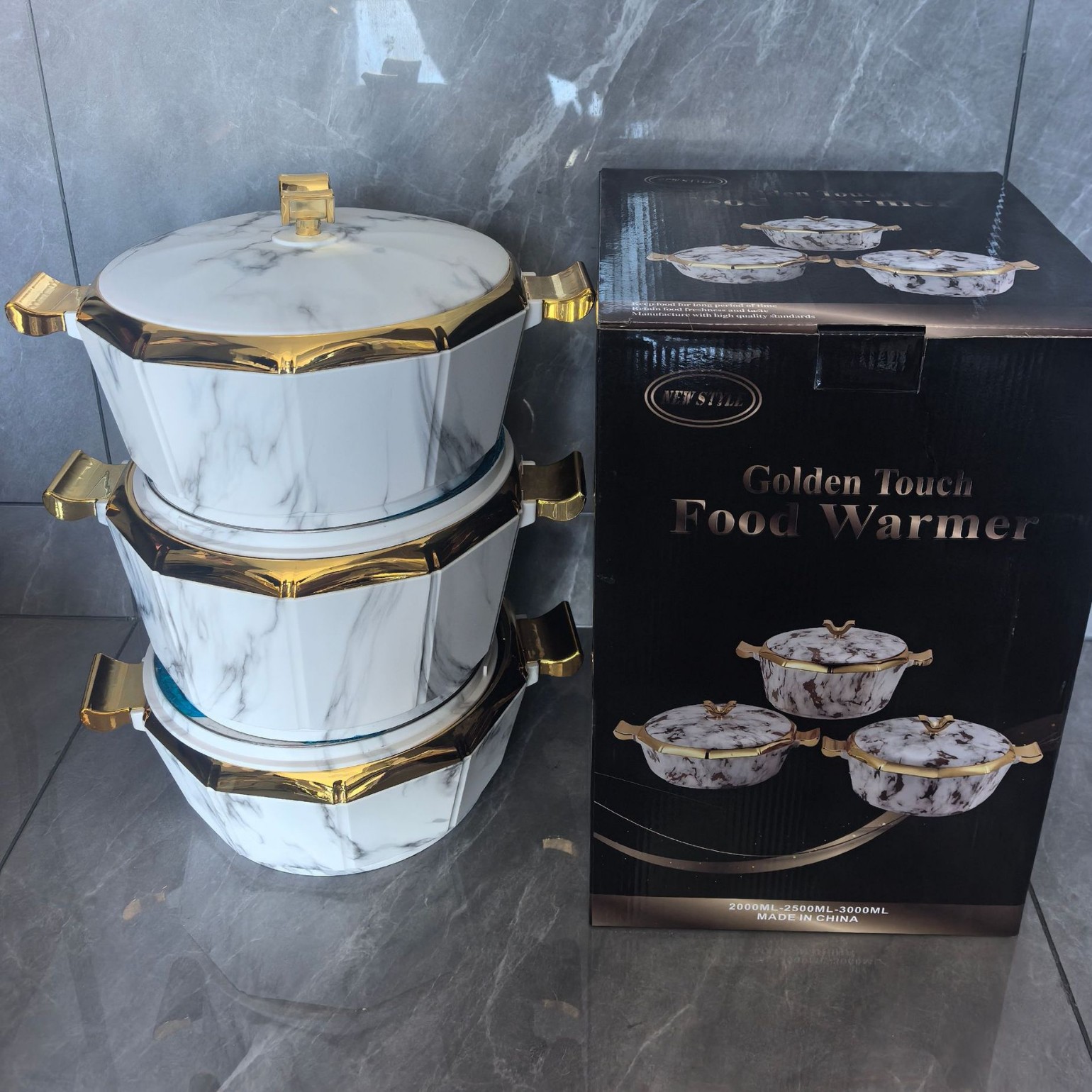 ลายหินอ่อนสีขาว