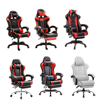 Chaise de jeu avec haut-parleurs Bluetooth et lumières LED RVB, chaise de jeu ergonomique avec massage et repose-pieds, échantillon gratuit en Inde