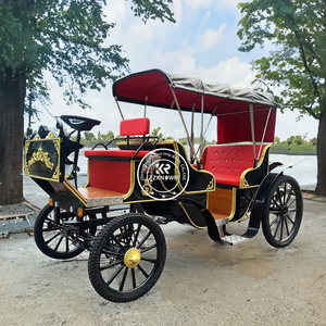 Charrette royale de 2025, fabricant de voitures de cérémonie, véhicule de mariage, chariot de tourisme, calèche électrique sans chevaux - Product Image 3
