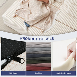 उच्च गुणवत्ता वाली लक्जरी 28d फोम लिविंग रूम बोनलेस सोफा ओम गंध कस्टम वैक्यूम पैकेज संपीड़ित स्पंज सेक्यूशनल सोफा - Product Image 2