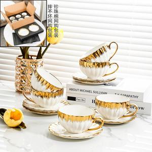 Top Quality Luxury Plated Gold Metal Decoration Cup <b>Arabic</b> Turkish Espresso Waist Coffee Glass Cups <b>Tea</b> <b>Set</b> for Coffee <b>Tea</b> - Product Image 3