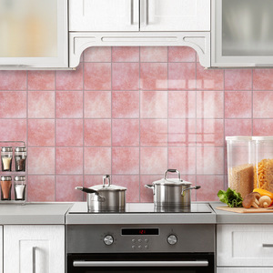 6 pièces/ensemble, autocollants muraux en PVC imperméables et anti-huile <span class=keywords><strong>pour</strong></span> cuisine et <span class=keywords><strong>salle</strong></span> <span class=keywords><strong>de</strong></span> <span class=keywords><strong>bain</strong></span>, autocollants muraux autocollants épais, vente chaude - Product Image 2