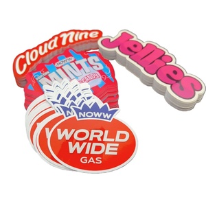 Tùy chỉnh đầy đủ cắt Vinyl Sticker PVC Sticker PET không thấm nước màu in biểu tượng tùy chỉnh bao bì nhãn - Product Image 6