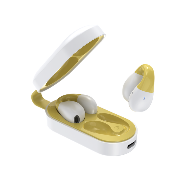 New OWS In-Ear TWS Earbuds with Digital Display IPX-4 Waterproof JL Chipset LED Indicator Comfortable Clip-On Design