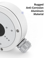 Soporte de Montaje para Caja de Conexiones para Cámaras de Seguridad CCTV, Carcasa de Aluminio Impermeable para Exteriores, Montaje en Pared o Techo