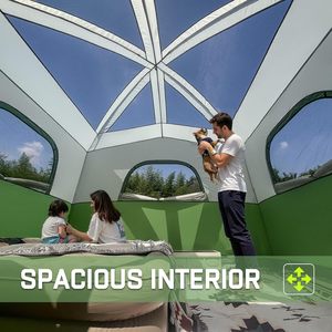 <span class=keywords><strong>Tenda</strong></span> Familiare Grande OEM - <span class=keywords><strong>Tenda</strong></span> <span class=keywords><strong>da</strong></span> <span class=keywords><strong>Campeggio</strong></span> Spaziosa per 6 Persone con Pareti Verticali e Finestre con Zanzariera per Vivere all'Aperto - Product Image 3