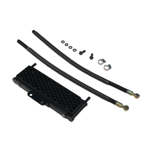 Système de refroidissement d'huile pour moto tout-terrain, refroidisseur d'huile métallique avec câbles - Product Image 1