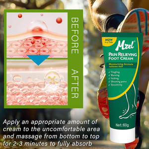 Crema para aliviar el dolor <span class=keywords><strong>de</strong></span> pies, alivio calmante para quemar, disparar y apuñalar sensaciones en los pies-calma la piel seca, agrietada y sensible - Product Image 5