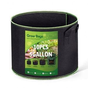 Sacs de culture écologiques pour jardinage de 1, 2, 3, 5, 7, 10, 20, 25, 30, 45, 50 et 100 gallons, sacs de culture non tissés pour fraises avec poignée - Product Image 1