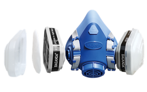 Harga Pabrik Grosir Respirator Cartridge Spray Painter Setengah Wajah Masker Gas Respirator yang Dapat Digunakan Kembali - Product Image 2