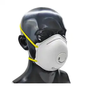 Fabrika doğrudan satış fincan şekli tek koruyucu yüz maskesi toz maskesi ffp2 vana ile maske