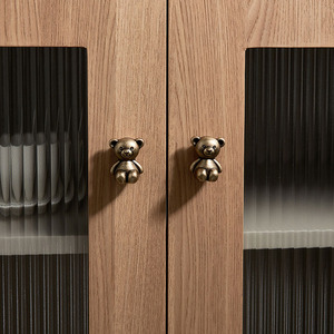 Kinderzimmer Bronze-Knöpfe Massiver Messing Schranktürgriffe Moderne Luxus-Küchen-Kommode Kleiderschrank Schubladengriffe - Product Image 3