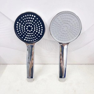 Pommeau de douche massant rond portable et durable KDSC-0081 avec finition plaquée - Product Image 4