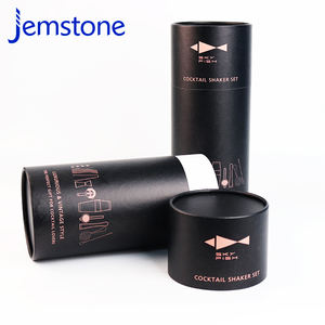 Custom Design Eco Friendly <b>Cocktail</b> <b>Shaker</b> <b>Set</b> Kraft Cardboard Tube Water Bottle Wine Whisky Cylinder Box Paper Tube Packaging - Product Image 6