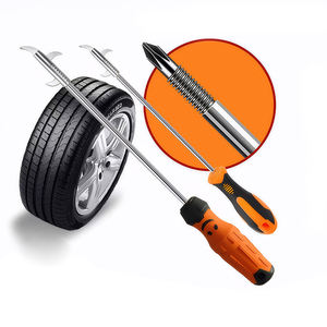 Gancho de Limpieza para Neumáticos de Coche, Multifuncional, Limpiador de Ranuras, Removedor de Piedras Rotas, Herramienta de Reparación de Coches, Destornillador - Product Image 1