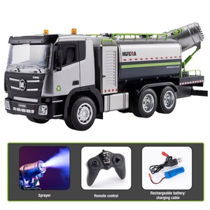 Camion pulvérisateur de brouillard RC SJY-1316 avec éclairage, en alliage, 9 canaux, véhicule d'ingénierie pour le nettoyage urbain - Product Image 5