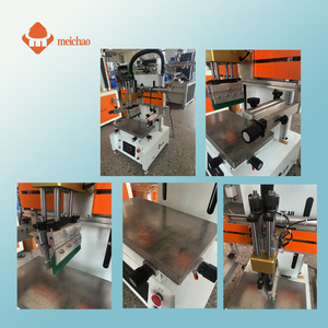 New Meichao Small Semi-automatic Single Color Flatbed High-Speed Programmable 2030 Screen Printing Machine Tube Printer