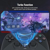 Manette de jeu sans fil pour PS-5/Pro/Slim/PC, gyroscope 6 axes, double vibration, prise audio TRRS 3,5 mm, canal LED