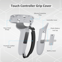 Gros Protection Silicone Poignées Couverture Pour Meta/Oculus Quête 2 VR Accessoires Ensemble Étui de Protection