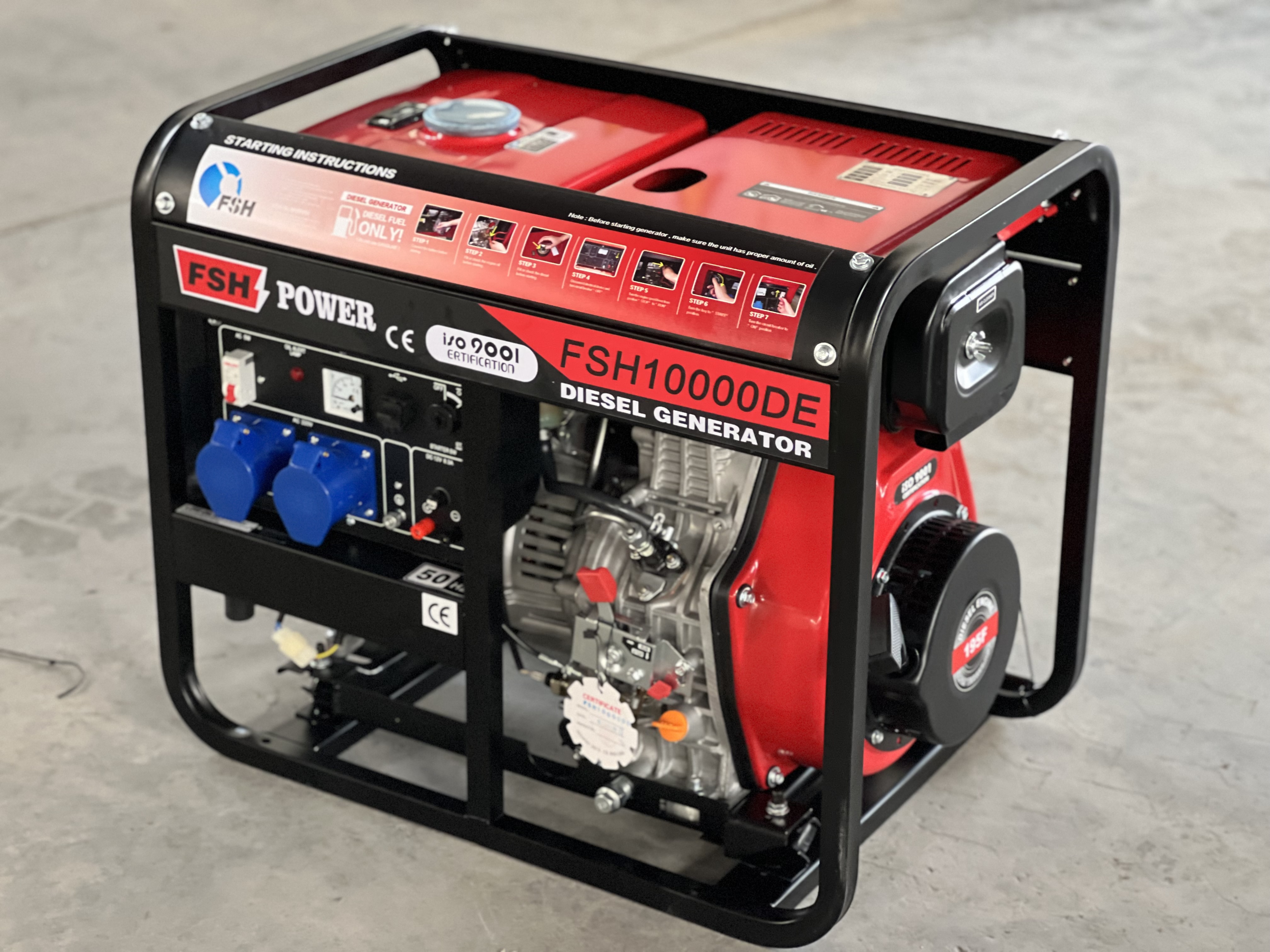 ヘビーデューティー180～220アンペアAC/DC溶接機/発電機（ディーゼル