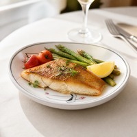 Assiette de service moderne en mélamine blanche, sans danger pour les aliments, incassable, passe au lave-vaisselle, légère, pour la maison, la cuisine, la salle à manger, le restaurant