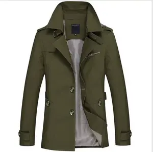 Custom Jackets For Men 2022 Fashion Wind Breaker Windbreaker Trench Coat Winter Men Long Coat